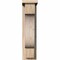 Ekena Millwork Newport Smooth Corbel w/Backplate, Douglas Fir, 5 1/2"W x 10"D x 22"H COR06X10X22NEW01SDF - alternate 2